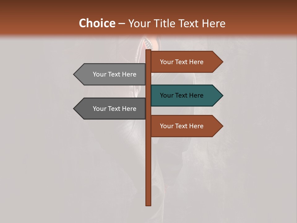Action Performer Jump PowerPoint Template