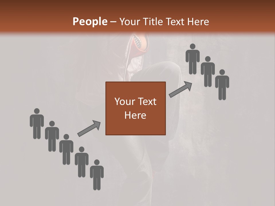 Action Performer Jump PowerPoint Template