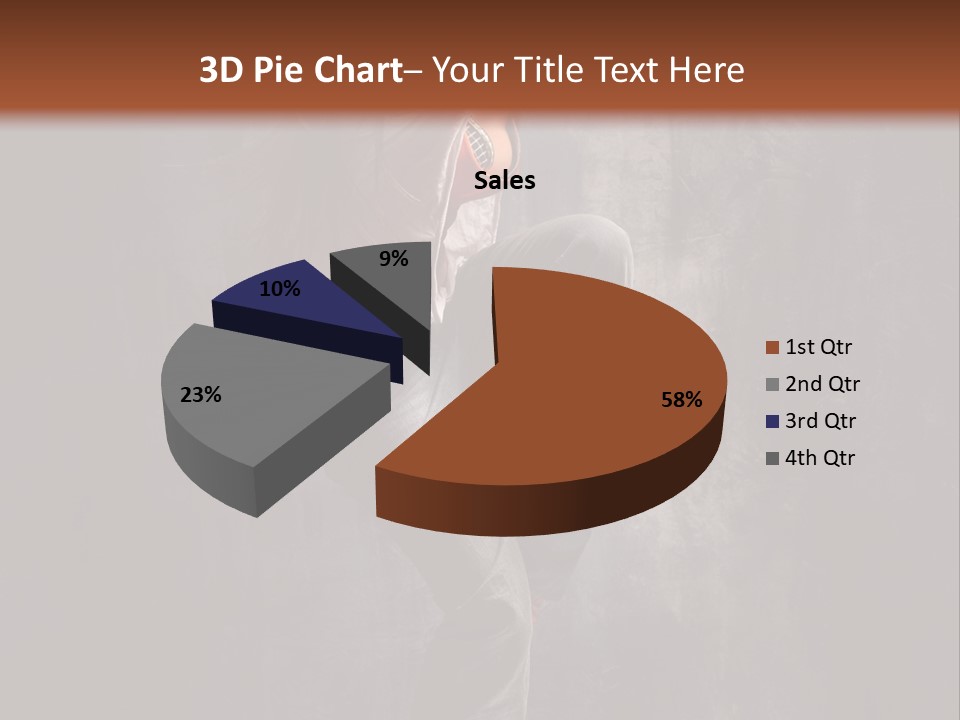Action Performer Jump PowerPoint Template