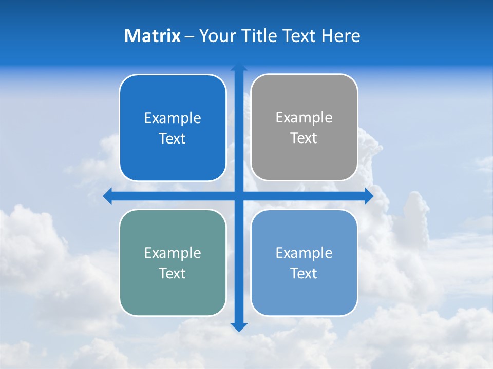 Cloudcastle Castle Clouds PowerPoint Template