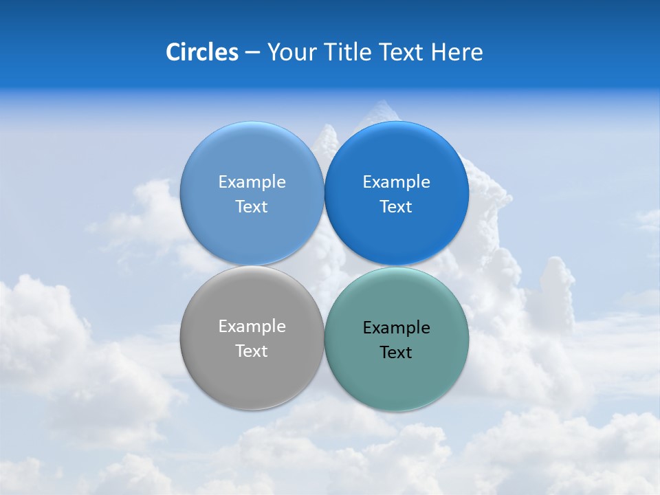 Cloudcastle Castle Clouds PowerPoint Template