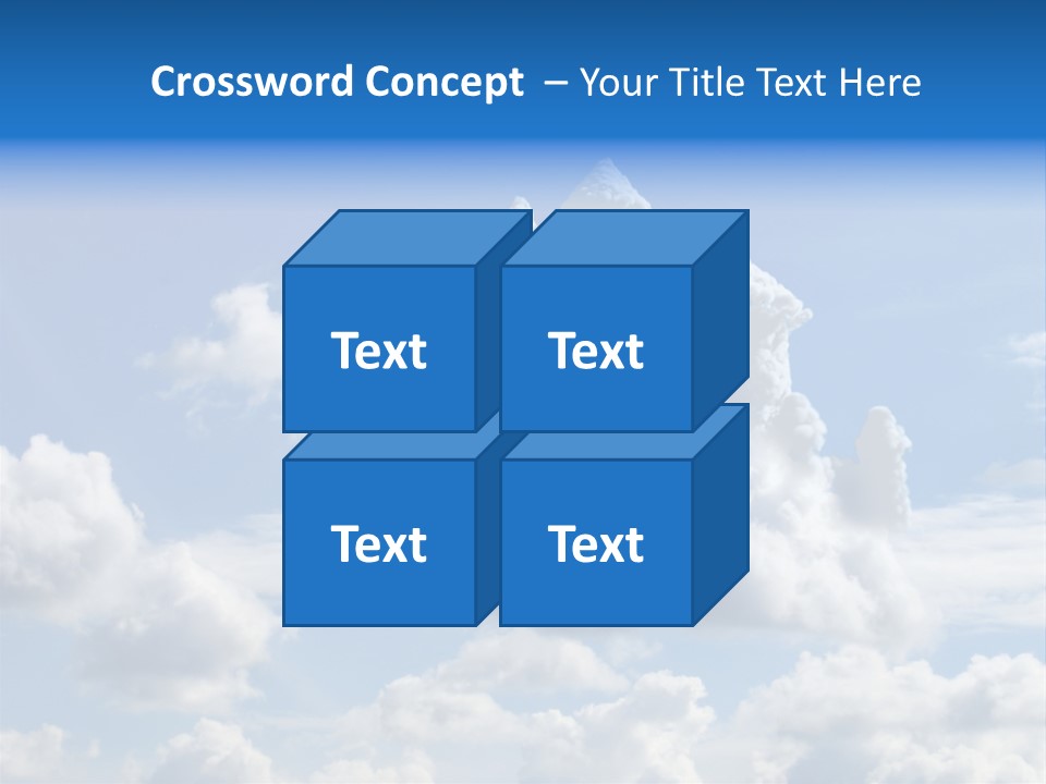 Cloudcastle Castle Clouds PowerPoint Template