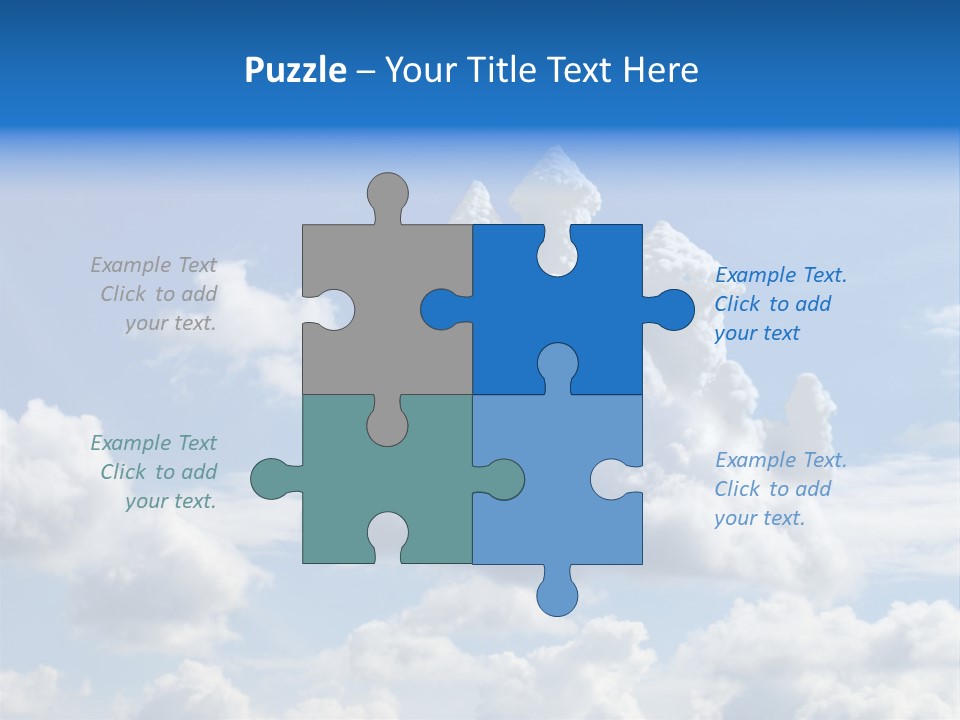 Cloudcastle Castle Clouds PowerPoint Template