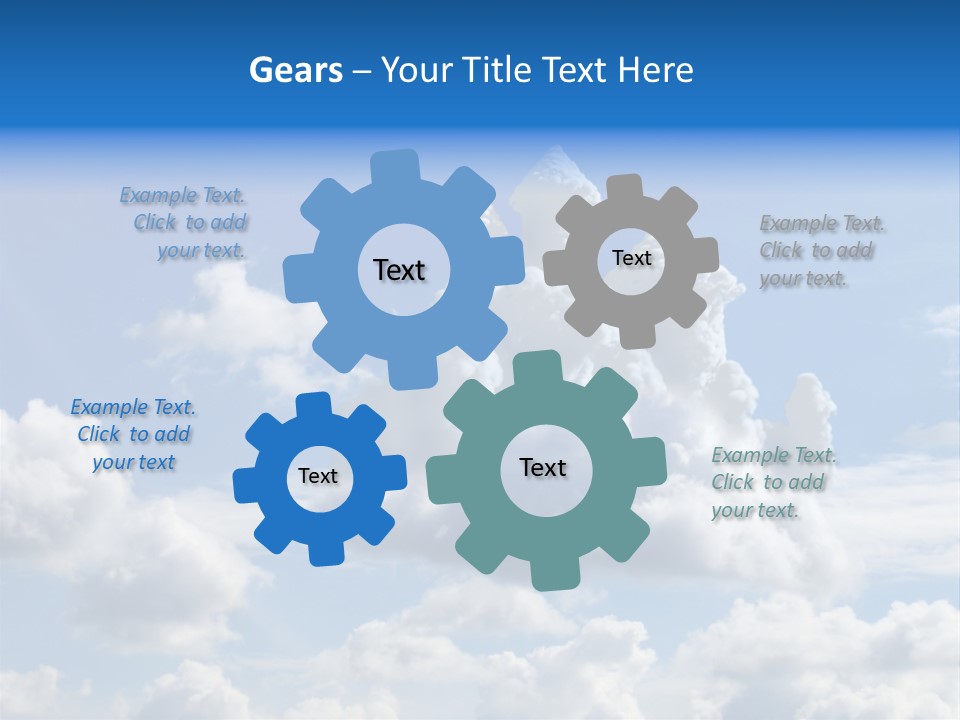 Cloudcastle Castle Clouds PowerPoint Template