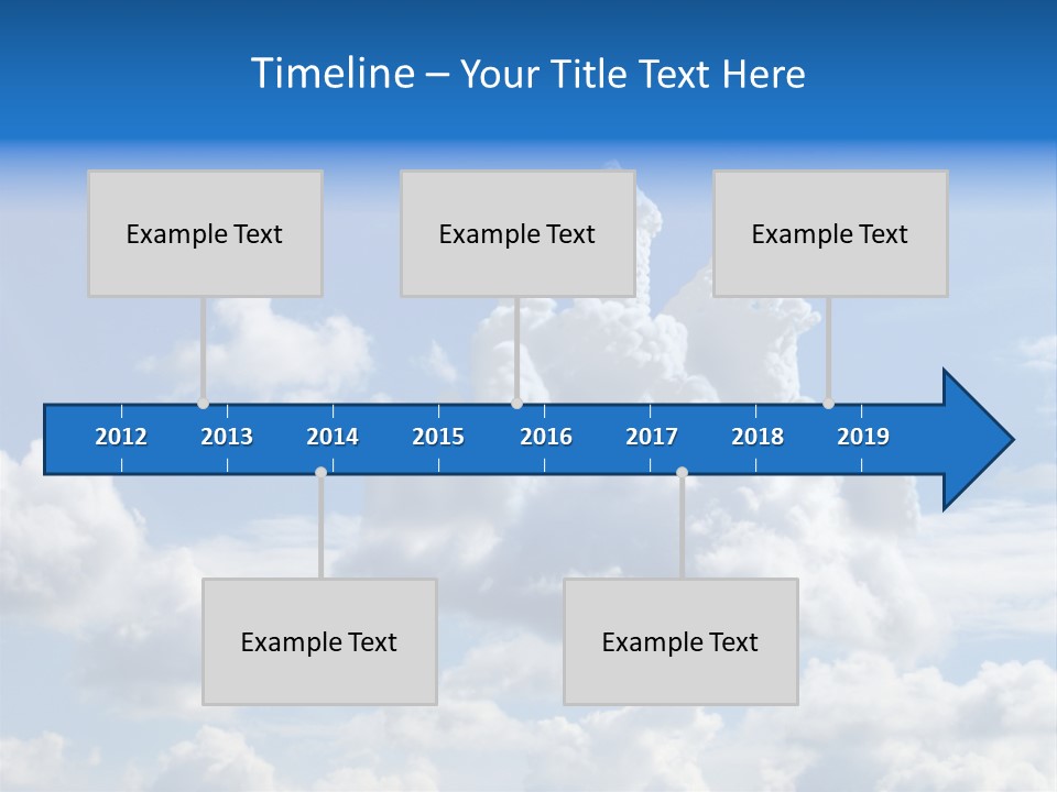 Cloudcastle Castle Clouds PowerPoint Template