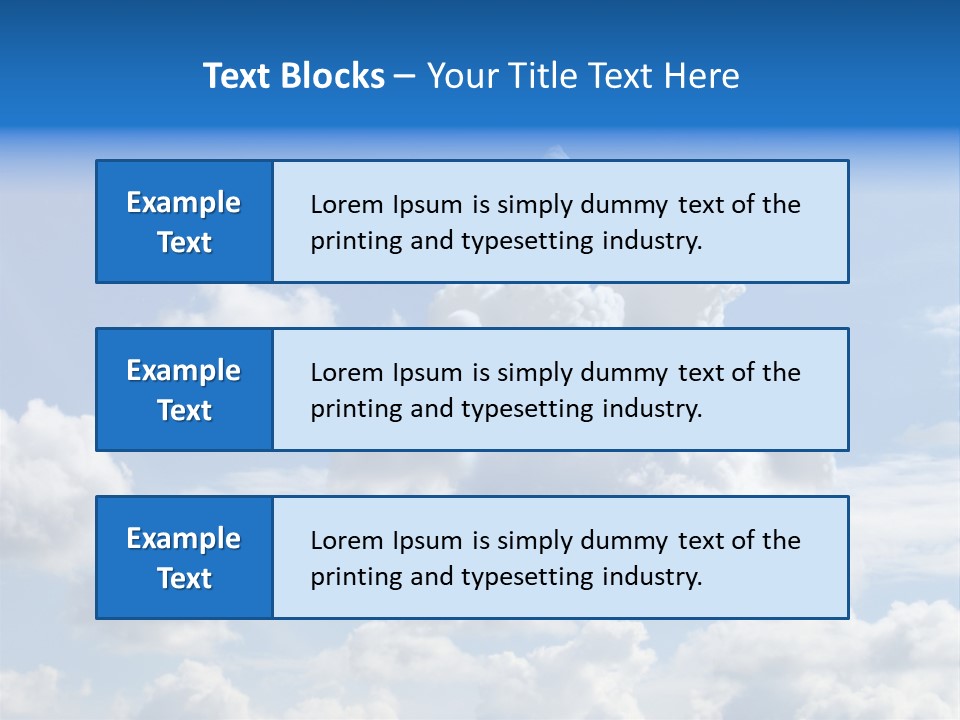 Cloudcastle Castle Clouds PowerPoint Template