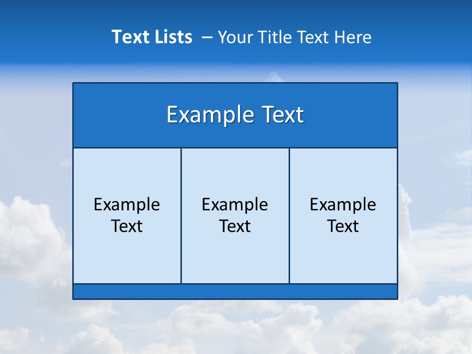 Cloudcastle Castle Clouds PowerPoint Template