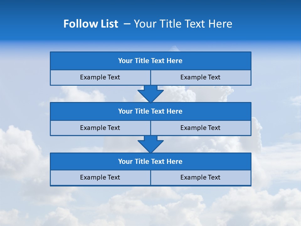 Cloudcastle Castle Clouds PowerPoint Template