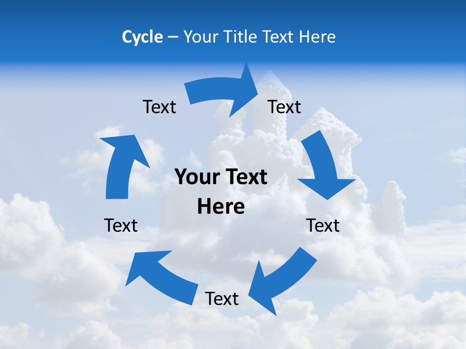 Cloudcastle Castle Clouds PowerPoint Template