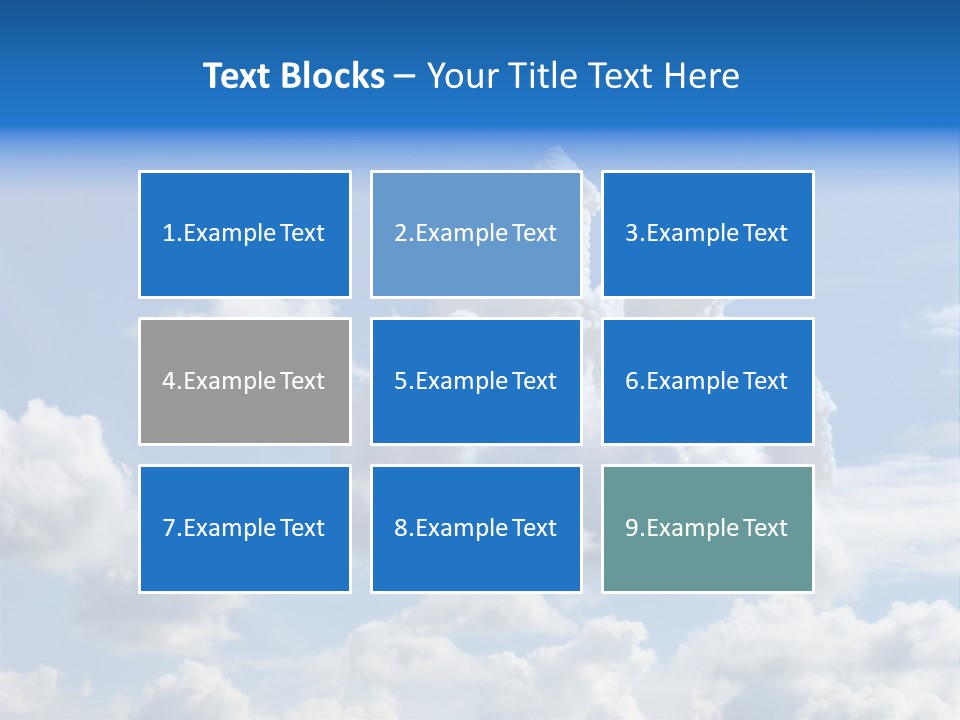 Cloudcastle Castle Clouds PowerPoint Template