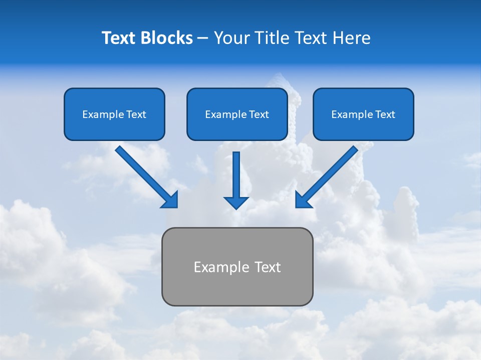 Cloudcastle Castle Clouds PowerPoint Template