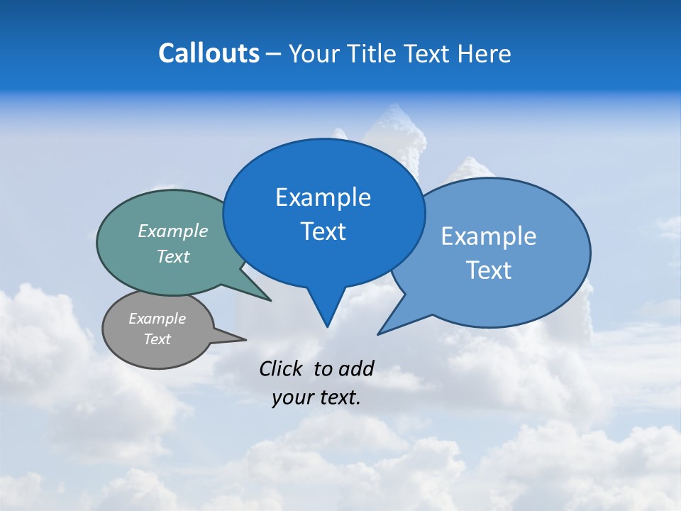Cloudcastle Castle Clouds PowerPoint Template