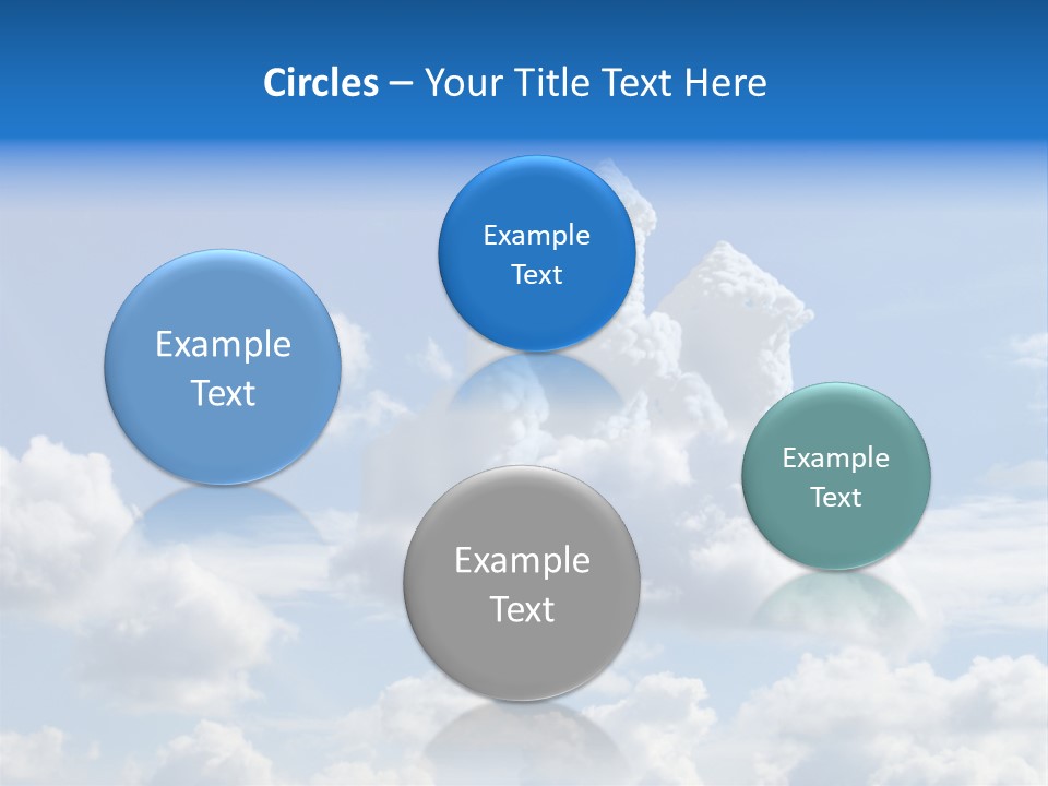 Cloudcastle Castle Clouds PowerPoint Template
