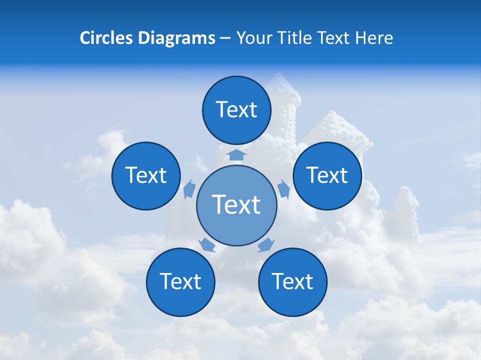 Cloudcastle Castle Clouds PowerPoint Template