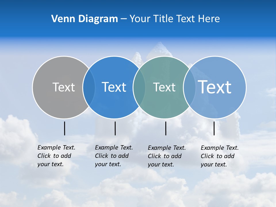 Cloudcastle Castle Clouds PowerPoint Template
