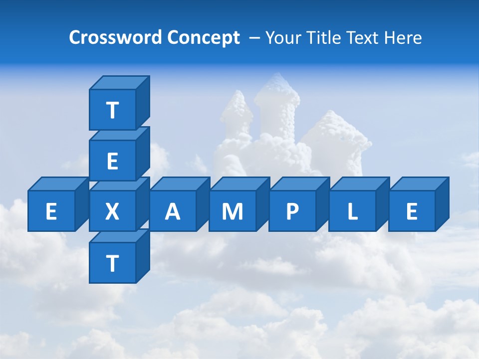 Cloudcastle Castle Clouds PowerPoint Template