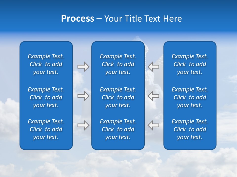 Cloudcastle Castle Clouds PowerPoint Template