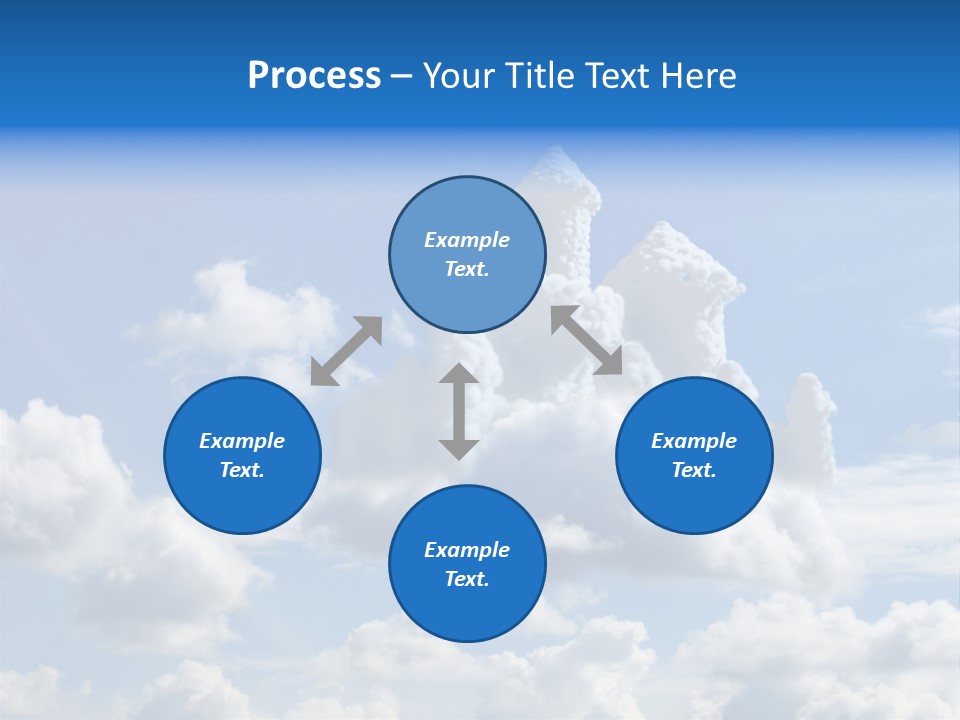 Cloudcastle Castle Clouds PowerPoint Template