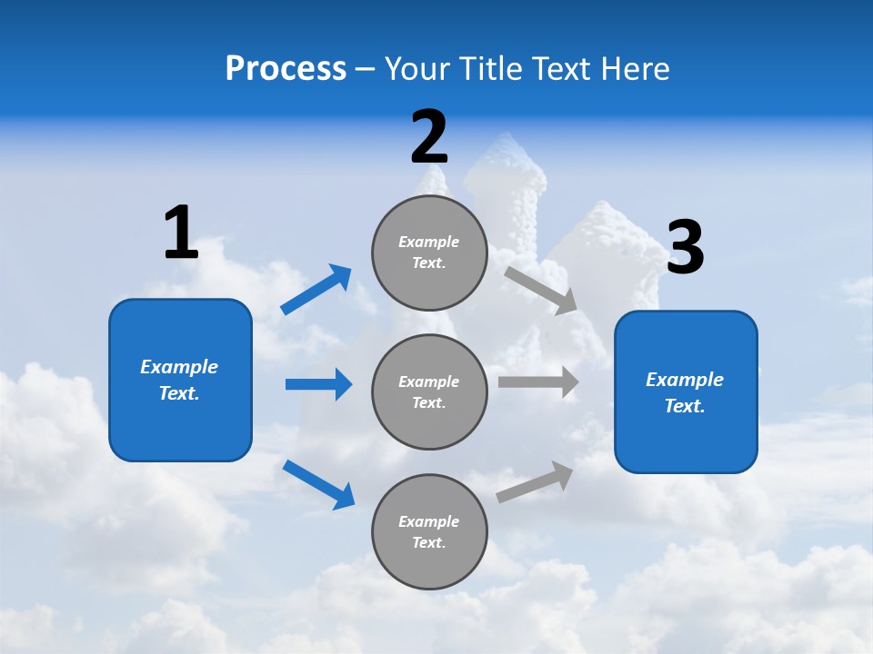 Cloudcastle Castle Clouds PowerPoint Template