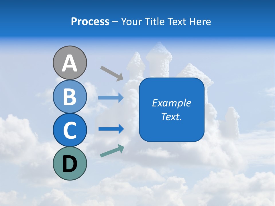 Cloudcastle Castle Clouds PowerPoint Template