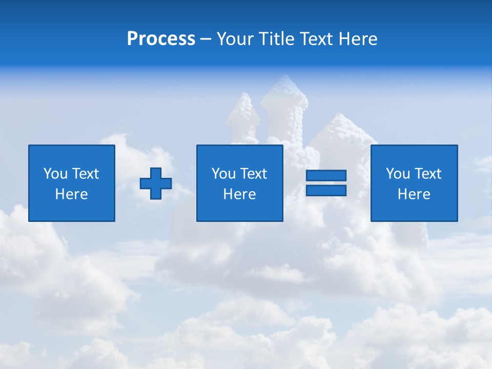 Cloudcastle Castle Clouds PowerPoint Template