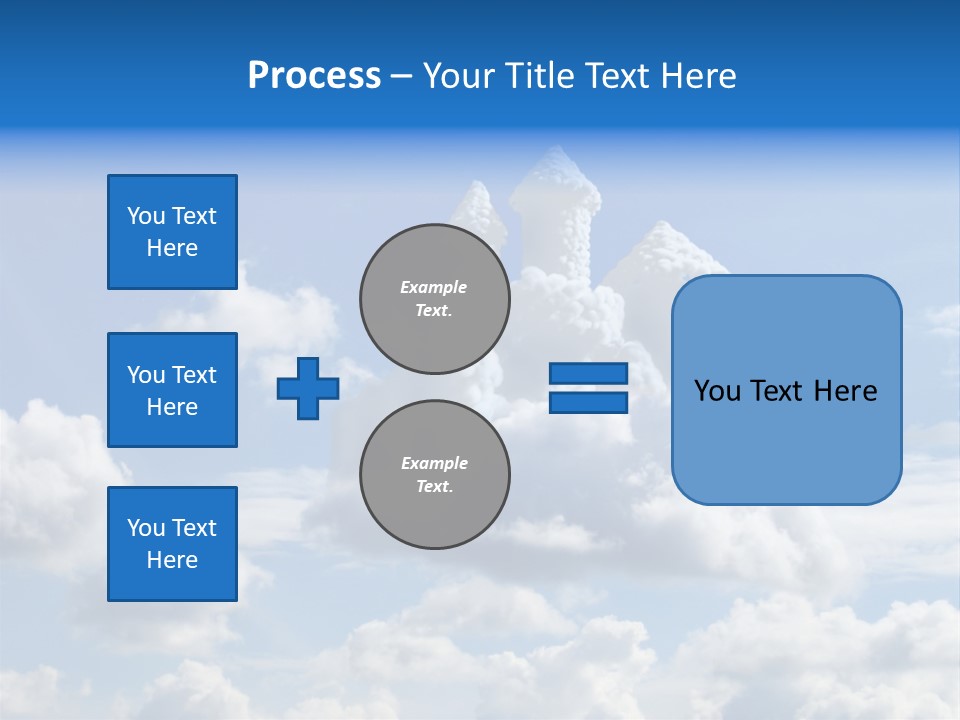 Cloudcastle Castle Clouds PowerPoint Template
