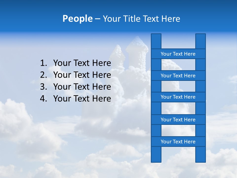 Cloudcastle Castle Clouds PowerPoint Template