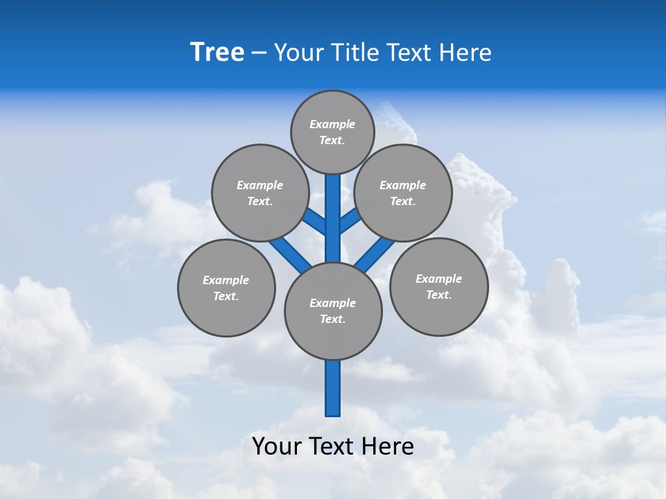 Cloudcastle Castle Clouds PowerPoint Template