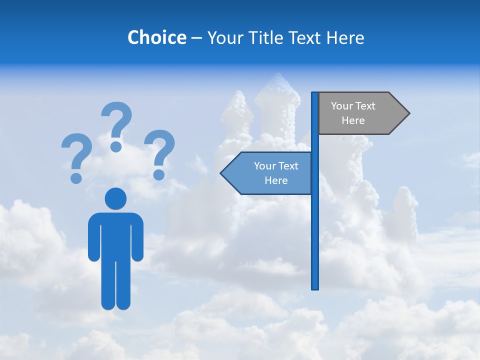 Cloudcastle Castle Clouds PowerPoint Template