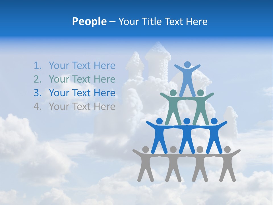 Cloudcastle Castle Clouds PowerPoint Template