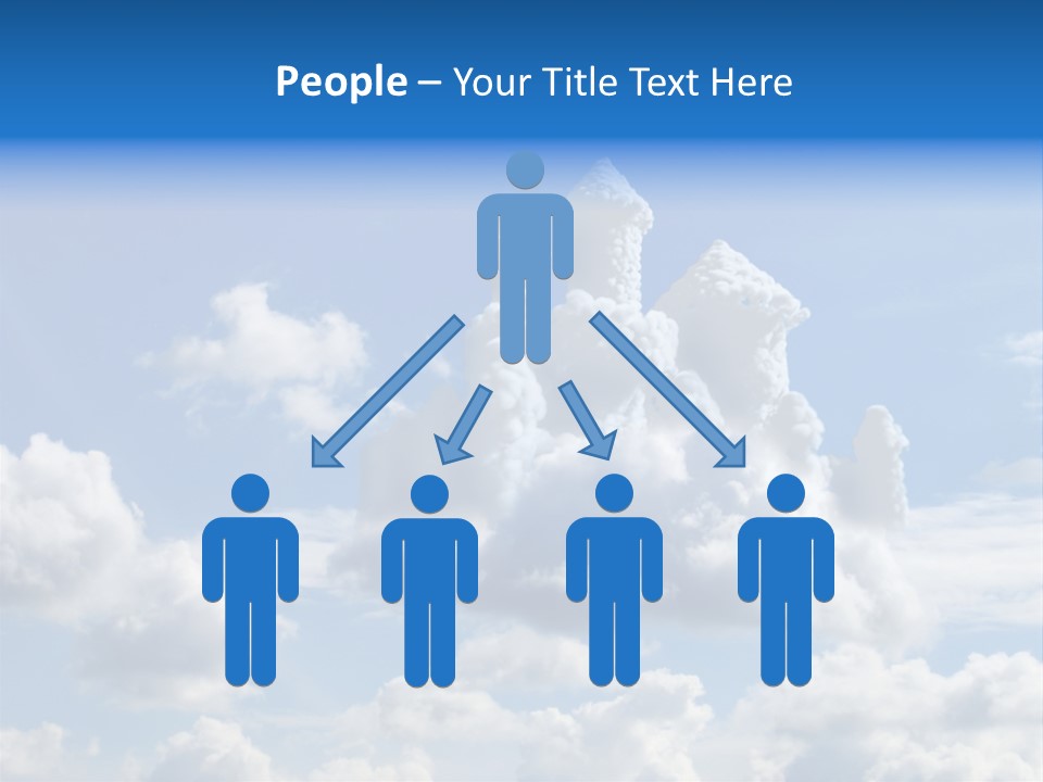 Cloudcastle Castle Clouds PowerPoint Template