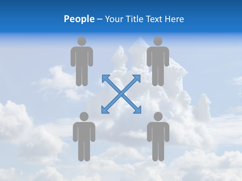 Cloudcastle Castle Clouds PowerPoint Template