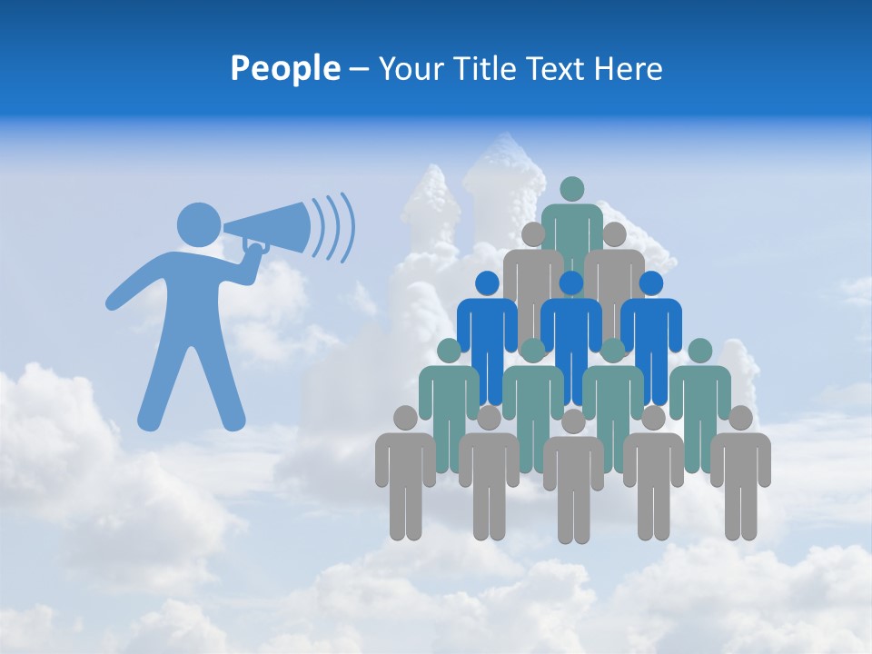 Cloudcastle Castle Clouds PowerPoint Template