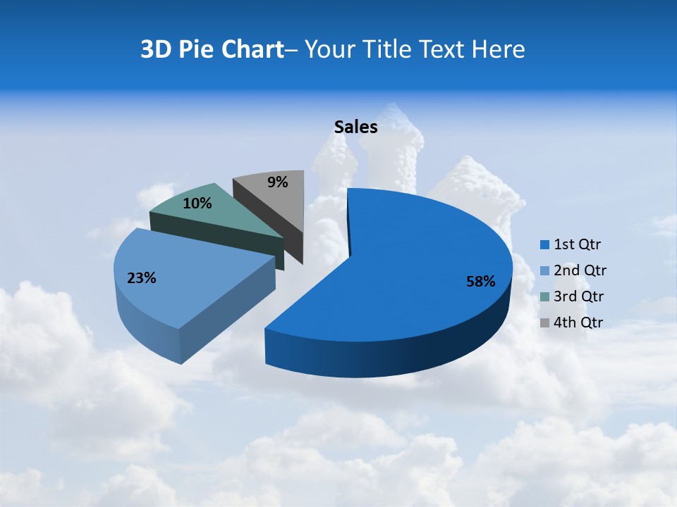 Cloudcastle Castle Clouds PowerPoint Template