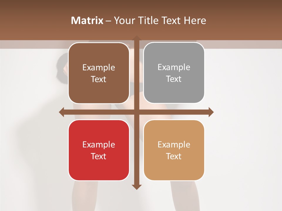 Fit Model Looking PowerPoint Template