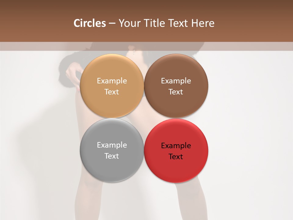 Fit Model Looking PowerPoint Template