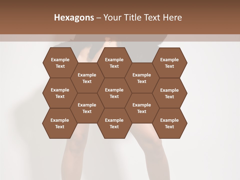 Fit Model Looking PowerPoint Template