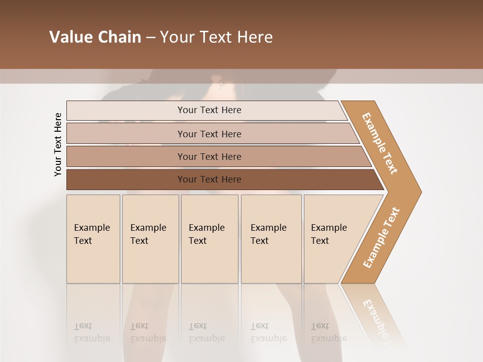 Fit Model Looking PowerPoint Template
