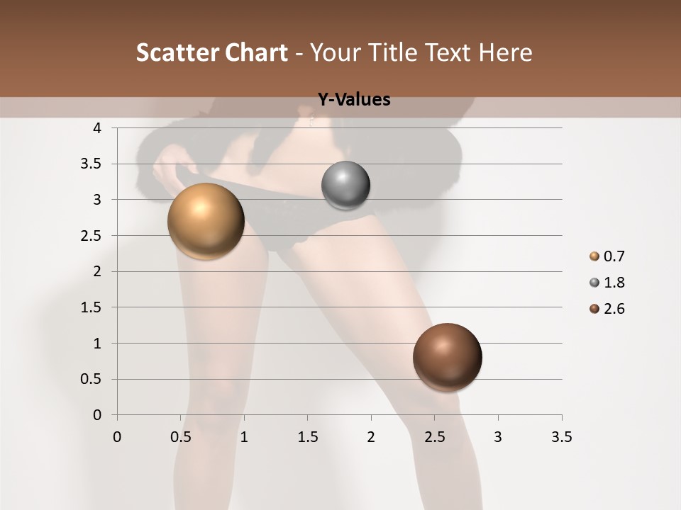 Fit Model Looking PowerPoint Template