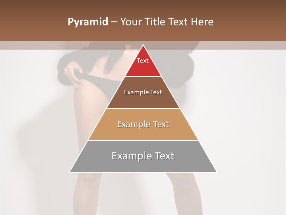 Fit Model Looking PowerPoint Template