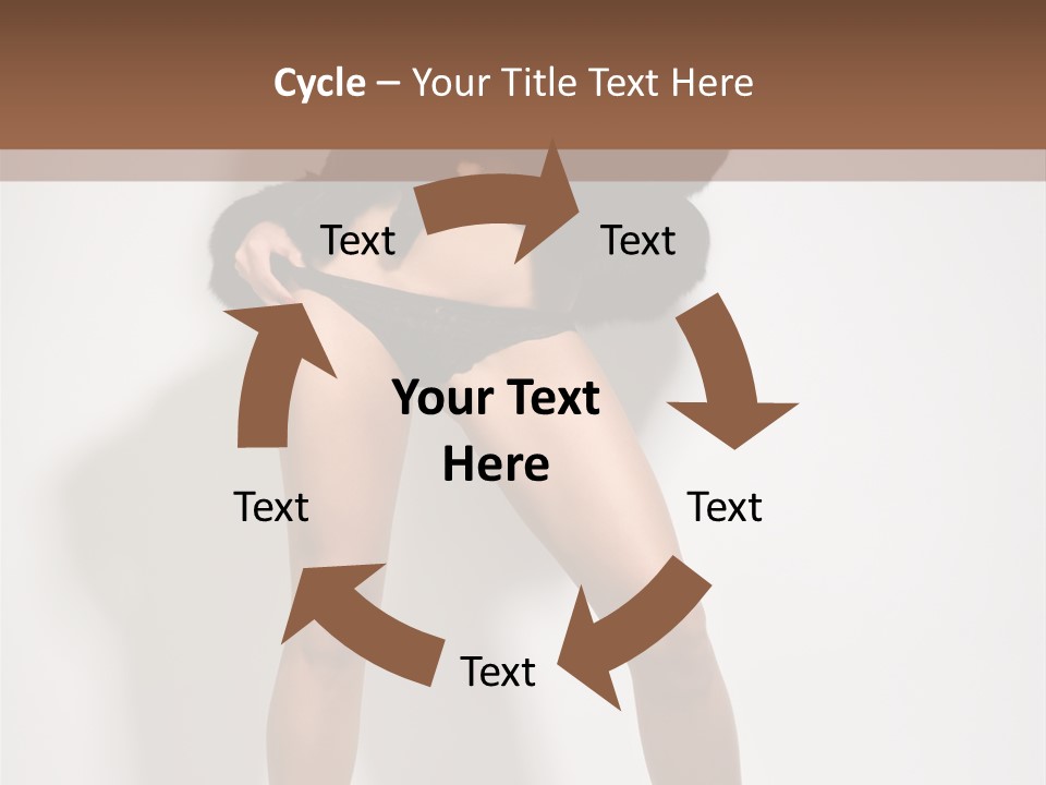 Fit Model Looking PowerPoint Template
