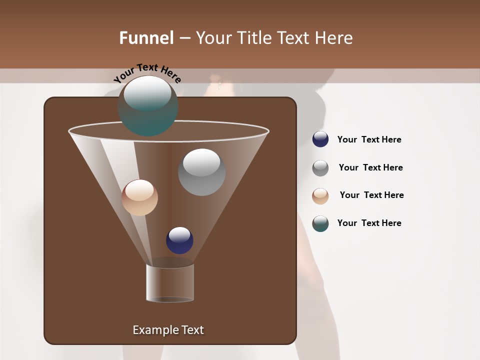 Fit Model Looking PowerPoint Template