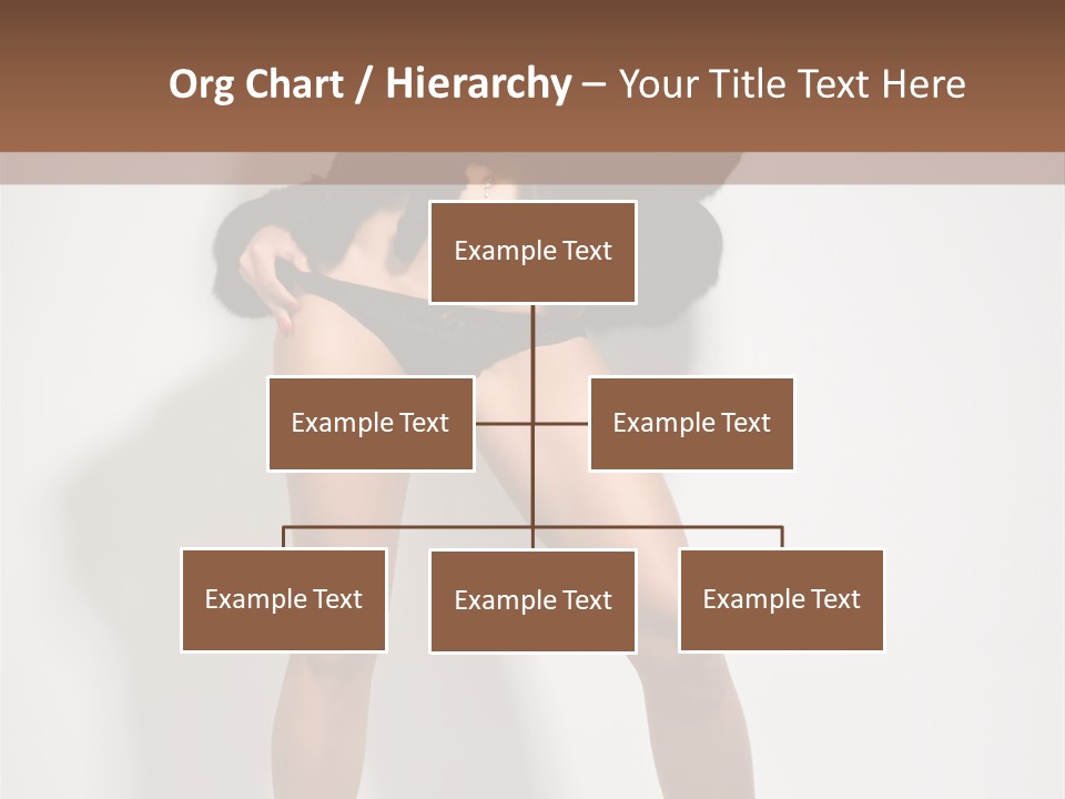 Fit Model Looking PowerPoint Template