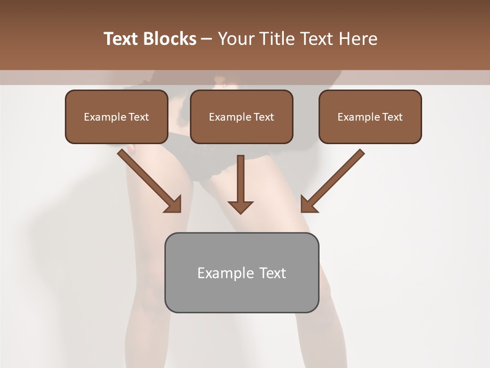 Fit Model Looking PowerPoint Template
