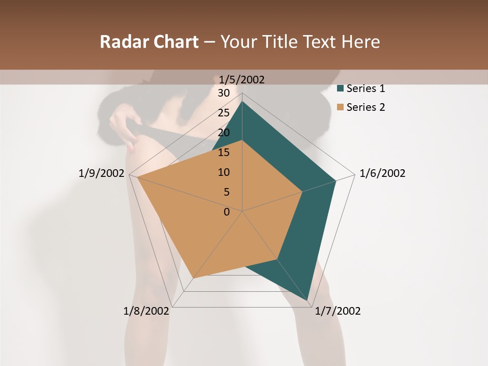 Fit Model Looking PowerPoint Template