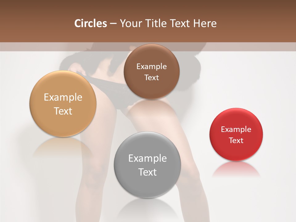 Fit Model Looking PowerPoint Template