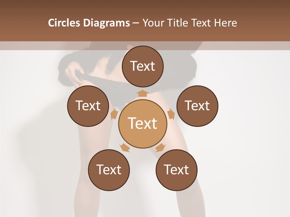 Fit Model Looking PowerPoint Template