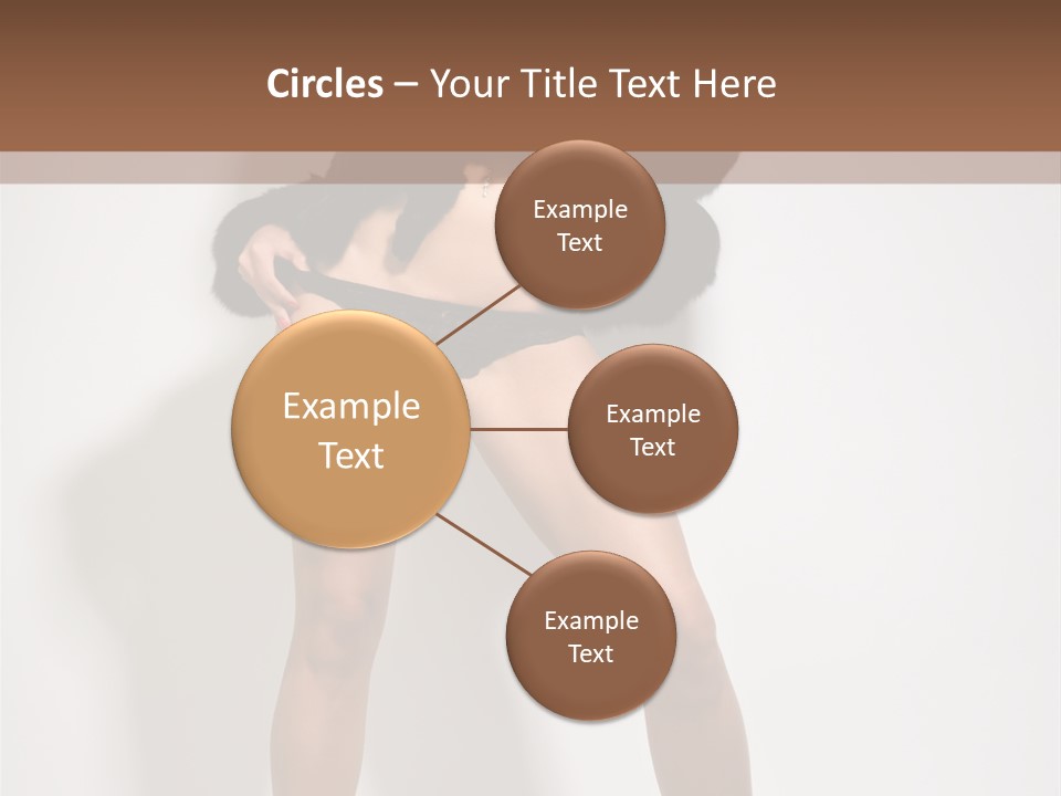 Fit Model Looking PowerPoint Template