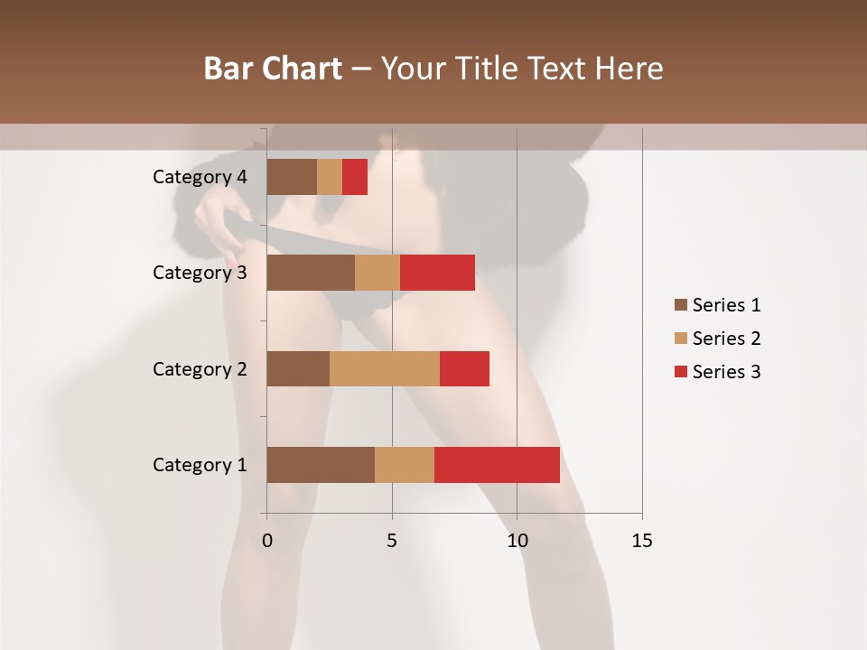 Fit Model Looking PowerPoint Template