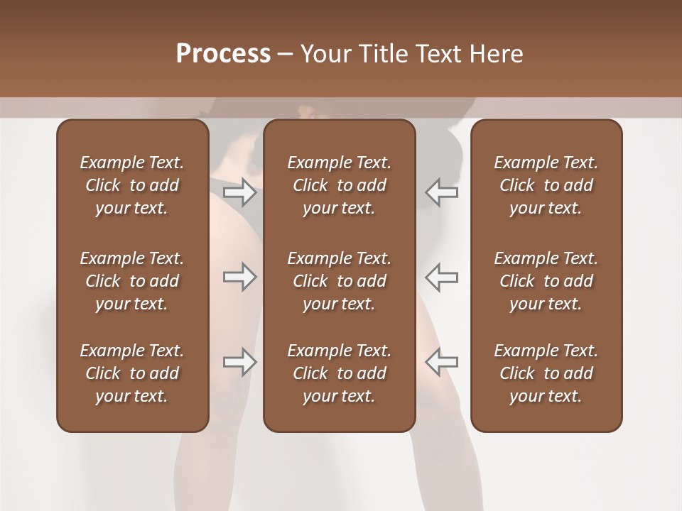 Fit Model Looking PowerPoint Template
